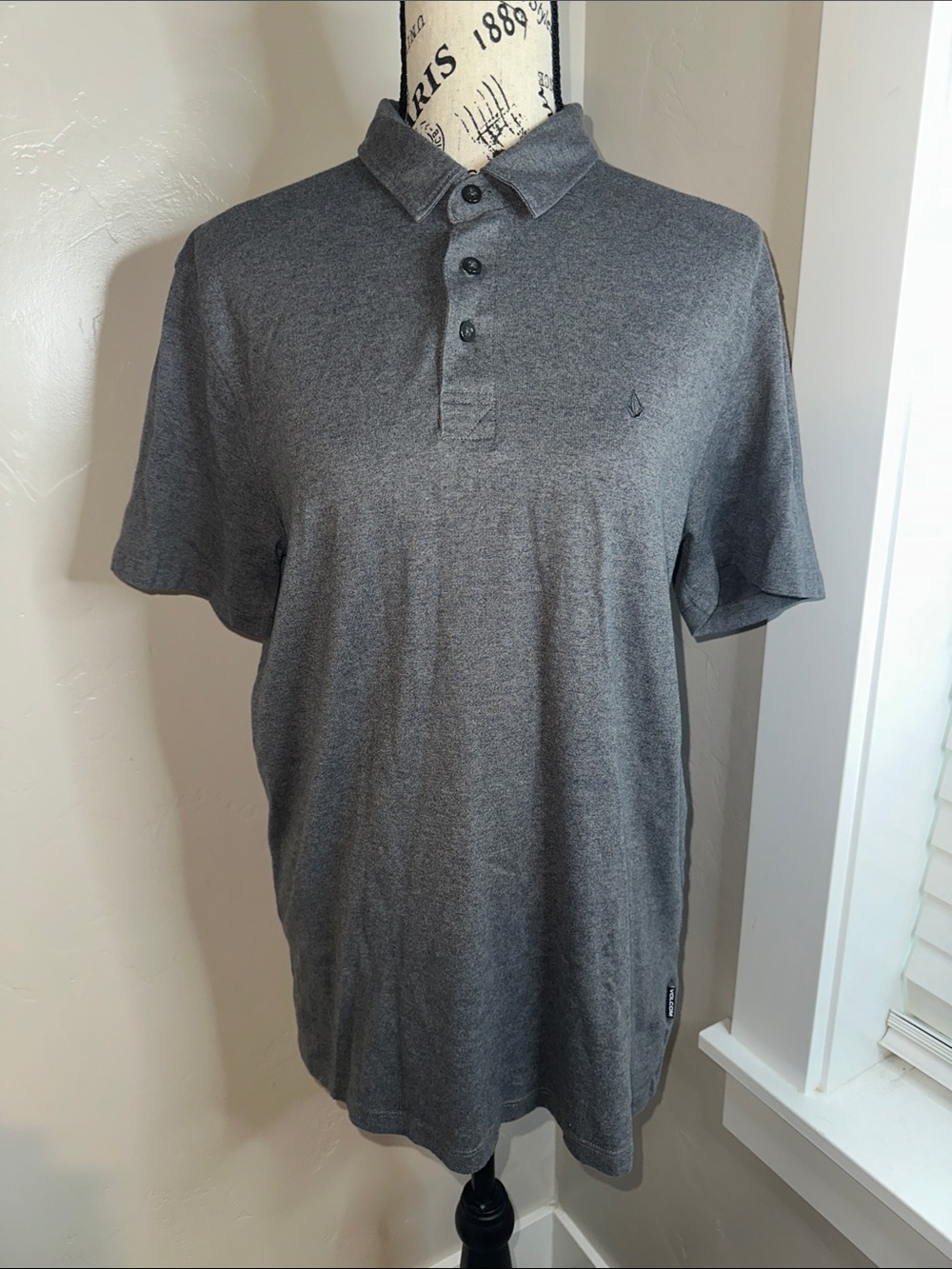 Volcom Men's Gray Polo